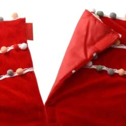 48 " General Store Collection Red Velvet Christmas Tree Skirt -Christmas Decor Shop national tree company christmas tree skirts ah63 pt15178 1 fa 1000