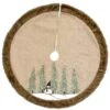 48 " Alpine Collection Snowman And Pines Christmas Tree Skirt -Christmas Decor Shop national tree company christmas tree skirts ah63 y09542a 1 64 1000