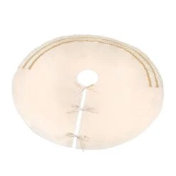 52 In. HGTV Home Collection Fringe Detail Tree Skirt Off White -Christmas Decor Shop national tree company christmas tree skirts hgt93 cts25024a 1f 1000