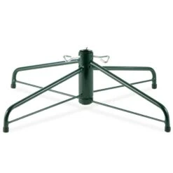28 In. Folding Metal Tree Stand For 7-1/2 Ft. To 8 Ft. Trees With 1.25 In. Pole