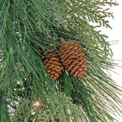 28 In. HGTV Home Collection Pre-Lit Black Tie Cedar Artificial Christmas Wreath -Christmas Decor Shop national tree company christmas wreaths hgtbx63 30028wb c3 1000