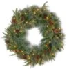 30 In. Colonial Artificial Wreath With Clear Lights -Christmas Decor Shop national tree company christmas wreaths peco4 306 30w 1 64 1000