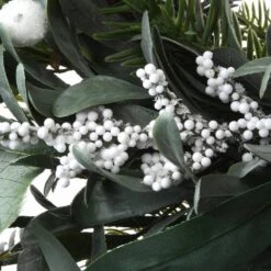 24 In. Artificial Mixed Leaf Christmas Wreath -Christmas Decor Shop national tree company christmas wreaths rac xq00153 1 4f 1000