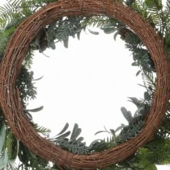 24 In. Artificial Mixed Leaf Christmas Wreath -Christmas Decor Shop national tree company christmas wreaths rac xq00153 1 fa 1000