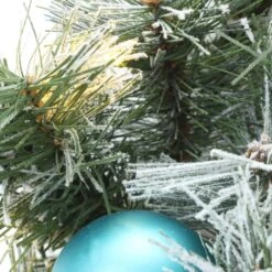 24 In. Artificial Tinkham Pine Wreath With LED Lights -Christmas Decor Shop national tree company christmas wreaths smp64 300 24wb1 44 1000