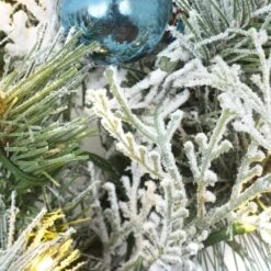 24 In. Artificial Tinkham Pine Wreath With LED Lights -Christmas Decor Shop national tree company christmas wreaths smp64 300 24wb1 4f 1000