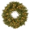 24 In. Tiffany Fir Artificial Wreath With Clear Lights -Christmas Decor Shop national tree company christmas wreaths tf 24wlo 1 64 1000