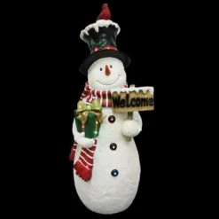 28 In. Pre-Lit Snowman Decoration