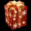 21 In. Pre-Lit Gift Box Decoration -Christmas Decor Shop national tree company christmas yard decorations bg 19572rdr1 64 1000