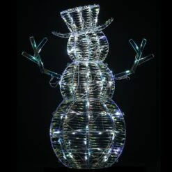 4 Ft. Pre-Lit Iridescent Snowman 11 4 Ft. Pre-Lit Iridescent Snowman -Christmas Decor Shop national tree company christmas yard decorations df 20105015l 1f 1000