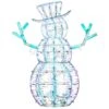 4 Ft. Pre-Lit Iridescent Snowman -Christmas Decor Shop national tree company christmas yard decorations df 20105015l 64 1000