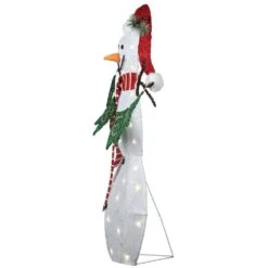 37 In. Pre-Lit Snowman With NOEL Sign -Christmas Decor Shop national tree company christmas yard decorations mz17 1986 1f 1000