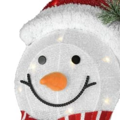 37 In. Pre-Lit Snowman With NOEL Sign -Christmas Decor Shop national tree company christmas yard decorations mz17 1986 4f 1000