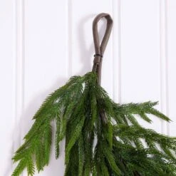 6 Ft. Artificial Real Touch Norfolk Island Pine Garland With Natural Look 10 6 Ft. Artificial Real Touch Norfolk Island Pine Garland With Natural Look -Christmas Decor Shop nearly natural christmas garland w1398 1f 1000