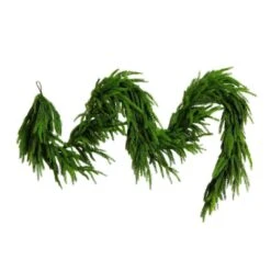 10 Ft. Artificial Real Touch Norfolk Island Pine Garland With Natural Look
