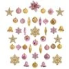 Holiday Deluxe 4.5 In. Multicolor Shatterproof Assorted Ornaments (70-Pack) -Christmas Decor Shop nearly natural christmas ornament sets d1044 64 1000