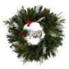 24 In. Holiday Winter Owl Family Pinecone Berry Artificial Christmas Wreath 2 24 In. Holiday Winter Owl Family Pinecone Berry Artificial Christmas Wreath -Christmas Decor Shop nearly natural christmas wreaths w1277 64 1000