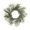 24 In. Artificial Balsam Fir Pine And Pampas Wreath With 50-Color Changing LED Lights -Christmas Decor Shop nearly natural christmas wreaths w1405 64 1000