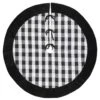 48 In. Black And White Buffalo Plaid Christmas Tree Skirt With Black Velvet Cuff -Christmas Decor Shop new traditions simplify your holiday christmas tree skirts 2487133 1dd 64 1000