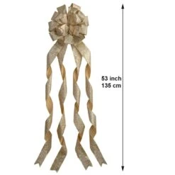 Large Gold Glitter Ribbon Christmas Tree Topper Bow And 12 Mini Bows (13-Pieces) -Christmas Decor Shop new traditions simplify your holiday christmas tree toppers 49995113dd c3 1000