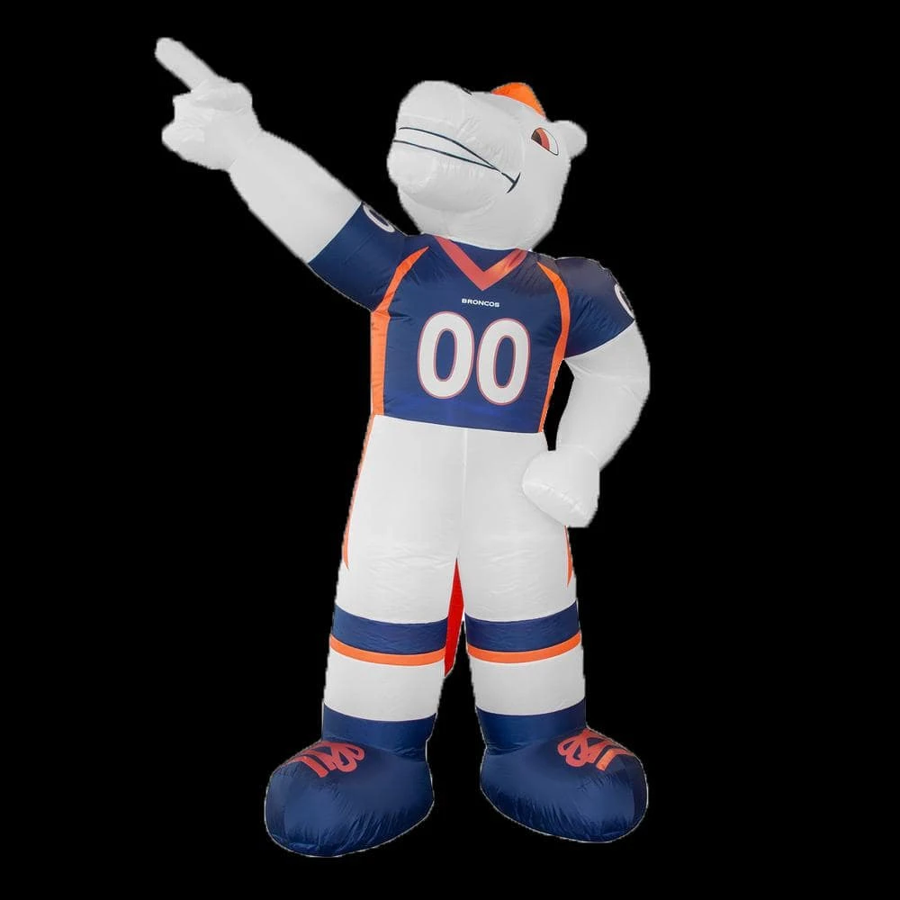 7 Ft. Denver Broncos Holiday Inflatable Mascot 3 7 Ft. Denver Broncos Holiday Inflatable Mascot