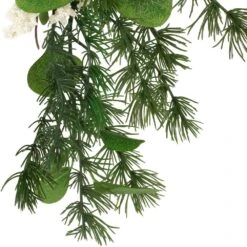 Nolta 5 Ft. Eucalyptus And Pine Artificial Christmas Garland With Berries -Christmas Decor Shop noble house christmas garland 107794 4f 1000