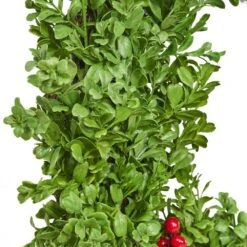 Senoia 26 In. Artificial Boxwood And Berries Wreath -Christmas Decor Shop noble house christmas wreaths 104478 44 1000