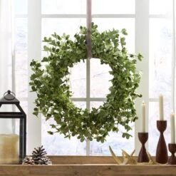 Parandes 27 In. Creeping Woodsorrel Artificial Christmas Wreath 15 Parandes 27 In. Creeping Woodsorrel Artificial Christmas Wreath -Christmas Decor Shop noble house christmas wreaths 107790 44 1000
