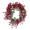 Donway 29 In. Eucalyptus Artificial Christmas Wreath With Berries -Christmas Decor Shop noble house christmas wreaths 107804 64 1000
