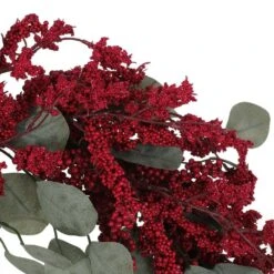 Donway 29 In. Eucalyptus Artificial Christmas Wreath With Berries -Christmas Decor Shop noble house christmas wreaths 107804 c3 1000