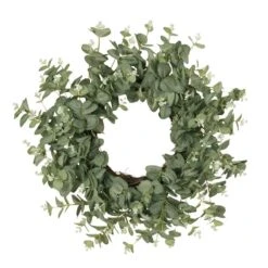 Dore 24 In. Eucalyptus Artificial Christmas Wreath 10 Dore 24 In. Eucalyptus Artificial Christmas Wreath -Christmas Decor Shop noble house christmas wreaths 107819 77 1000