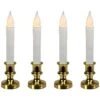 Northlight Set Of 4 Battery Operated LED Flickering Window Christmas Candle Lamp With Timer 8.5 In. -Christmas Decor Shop northlight christmas candles 32912616 64 1000