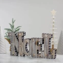Northlight 47 In. Lighted 3D Wooden's NOEL's Christmas Table Top Decor -Christmas Decor Shop northlight christmas centerpieces 34300497 31 1000