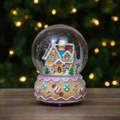 Northlight 6.5 In. Musical Gingerbread House Christmas Snow Globe -Christmas Decor Shop northlight christmas centerpieces 34811756 31 1000