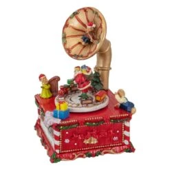 Northlight 7 In. Musical Santa Claus On Gramophone Christmas Music Box 9 Northlight 7 In. Musical Santa Claus On Gramophone Christmas Music Box -Christmas Decor Shop northlight christmas centerpieces 34811769 4f 1000