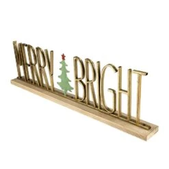 Northlight 23 .5" Gold Merry Bright Christmas Table Centerpiece 10 Northlight 23 .5" Gold Merry Bright Christmas Table Centerpiece -Christmas Decor Shop northlight christmas centerpieces 34865388 4f 1000