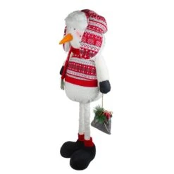 Northlight Plush Snowman With A Bag Of Present And Telescopic Legs Christmas Figure-33" 9 Northlight Plush Snowman With A Bag Of Present And Telescopic Legs Christmas Figure-33" -Christmas Decor Shop northlight christmas figurines 34314267 4f 1000