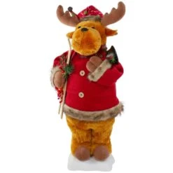 Northlight 24 In. Lighted Standing Animated Moose Musical Christmas Figure -Christmas Decor Shop northlight christmas figurines 34850962 4f 1000