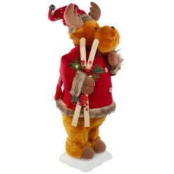 Northlight 24 In. Lighted Standing Animated Moose Musical Christmas Figure -Christmas Decor Shop northlight christmas figurines 34850962 c3 1000