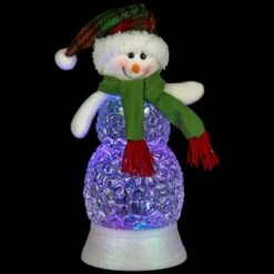Northlight LED Lighted Acrylic Snowman Christmas Snow Globe-11 In. -Christmas Decor Shop northlight christmas figurines 35690069 44 1000