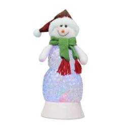 Northlight LED Lighted Acrylic Snowman Christmas Snow Globe-11 In. -Christmas Decor Shop northlight christmas figurines 35690069 76 1000