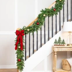 Northlight 9 Ft. X 12 In. Pre-Lit Washington Frasier Fir Artificial Christmas Garland-Clear Lights -Christmas Decor Shop northlight christmas garland 31451398 31 1000