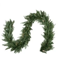 Northlight 9 Ft. X 12 In. Pre-Lit Washington Frasier Fir Artificial Christmas Garland-Clear Lights
