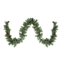 Northlight 9 Ft. X 10 In. Pre-Lit Yorkville Pine Artificial Christmas Garland - Clear Lights