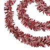 Northlight 50 Ft. Festive Red And White Thick Cut Christmas Tinsel Garland-Unlit-6 Ply -Christmas Decor Shop northlight christmas garland 32274101 64 1000