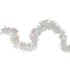 Northlight 50 Ft. 5 Ply Unlit Festive White Iridescent Thick Cut Christmas Tinsel Garland -Christmas Decor Shop northlight christmas garland 32274105 64 1000