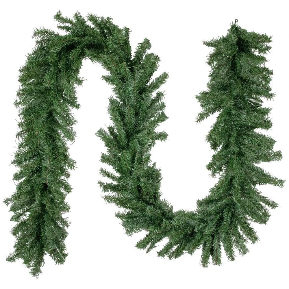Northlight 9 Ft. X 12 In. Unlit Canadian Pine 2-Tone Artificial Christmas Garland 3 Northlight 9 Ft. X 12 In. Unlit Canadian Pine 2-Tone Artificial Christmas Garland