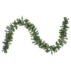 Northlight 9 Ft. X 8 In. Pre-Lit Canadian Pine Artificial Christmas Garland With Clear Lights