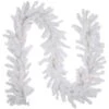 Northlight 9 Ft. X 8 In. Pre-Lit Snow White Artificial Christmas Garland With Clear Lights -Christmas Decor Shop northlight christmas garland 32913230 64 1000