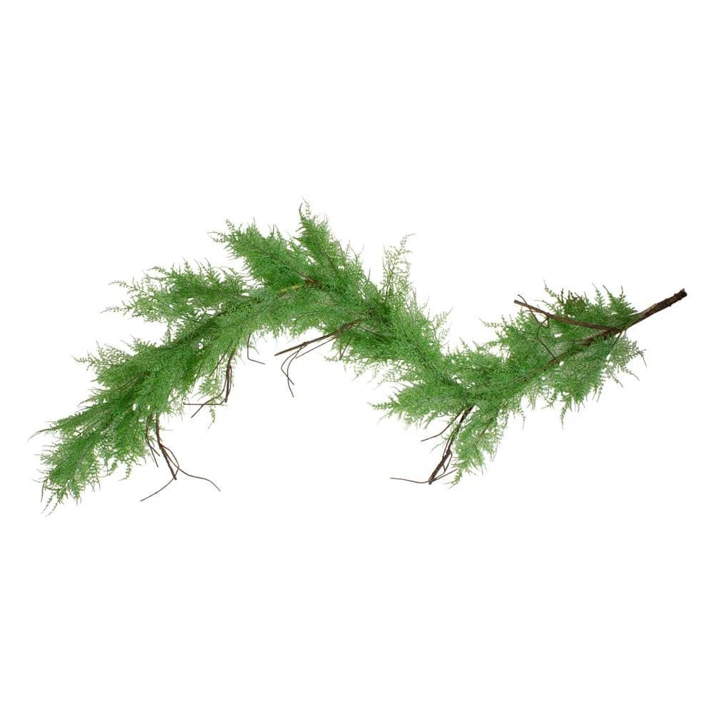 Northlight 5 Ft. X 5 In. Green And Brown Unlit Cedar Artificial Christmas Garland 3 Northlight 5 Ft. X 5 In. Green And Brown Unlit Cedar Artificial Christmas Garland